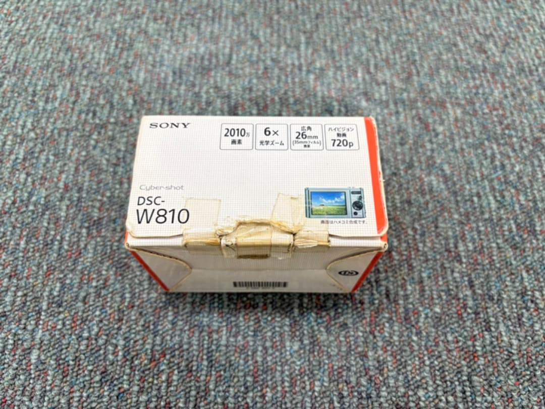 SONY　Cyber-shot　デジタルカメラ　DSC-W810　箱付　f927