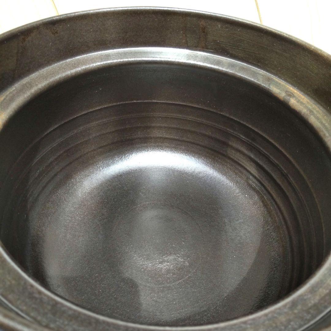 萬古焼 彩釉 炊飯4合 土鍋 利行窯