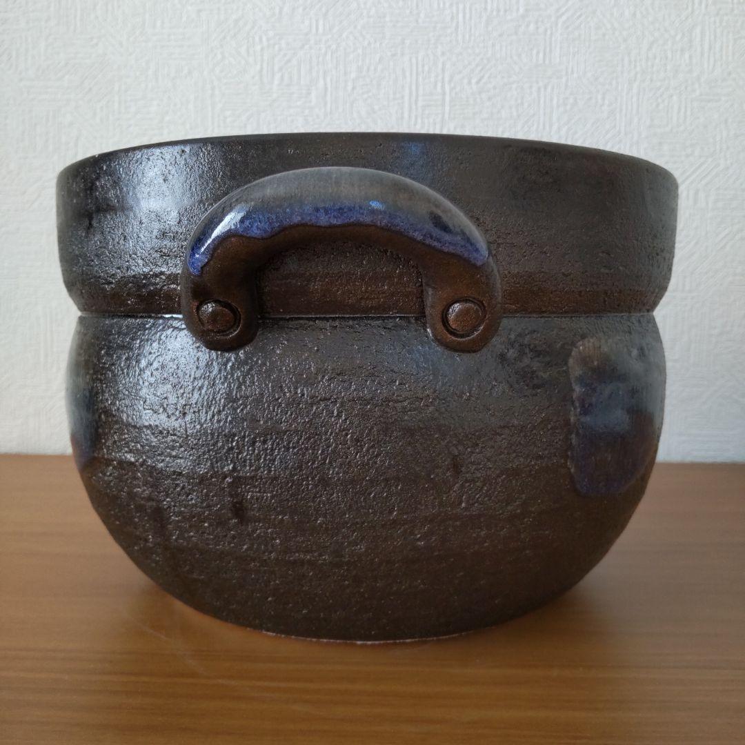 萬古焼 彩釉 炊飯4合 土鍋 利行窯