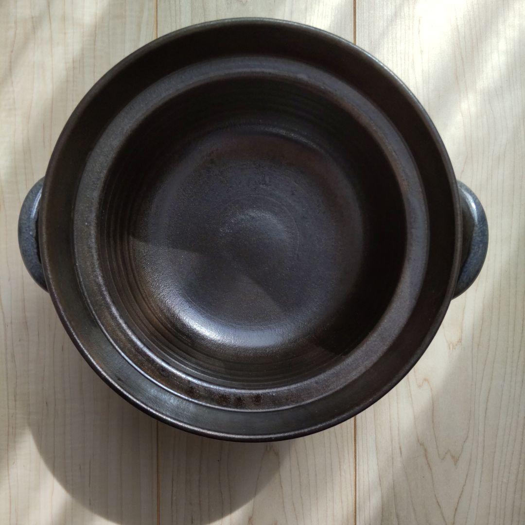 萬古焼 彩釉 炊飯4合 土鍋 利行窯