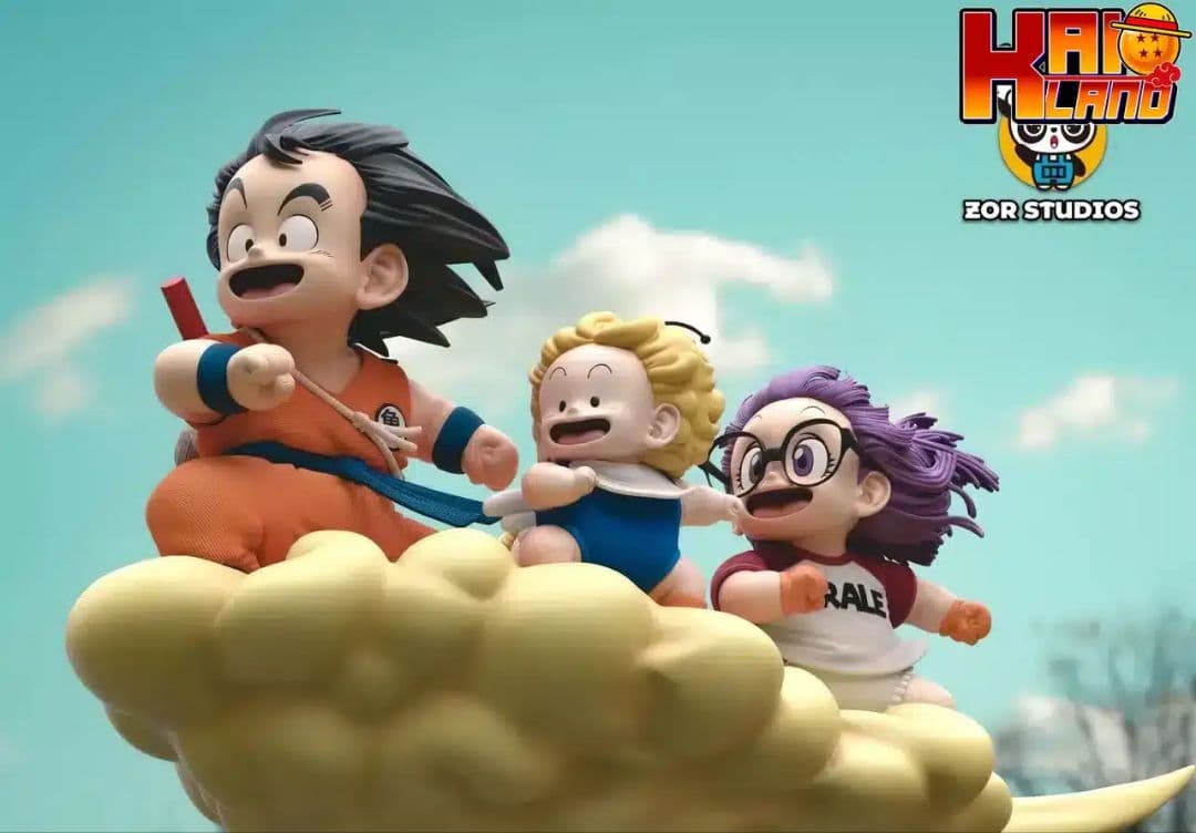 ドラゴンボール　孫悟空　アラレちゃん　筋斗雲　ガレージキット　フィギュア