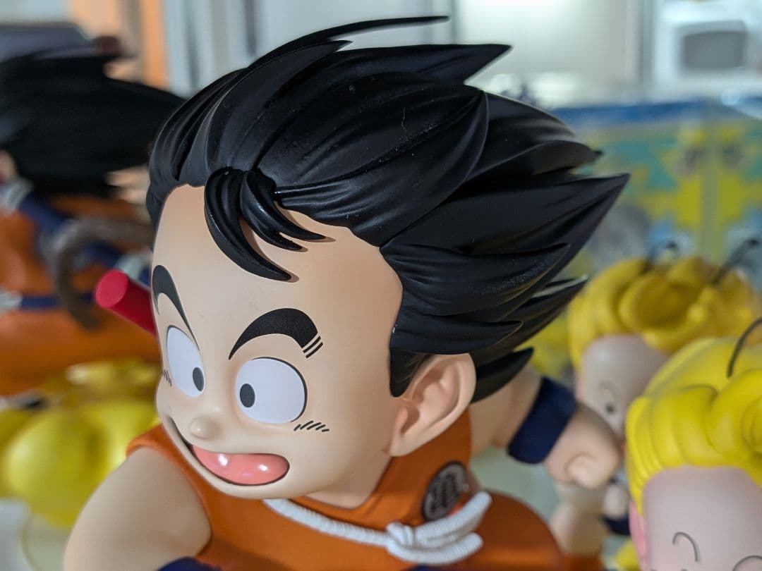 ドラゴンボール　孫悟空　アラレちゃん　筋斗雲　ガレージキット　フィギュア