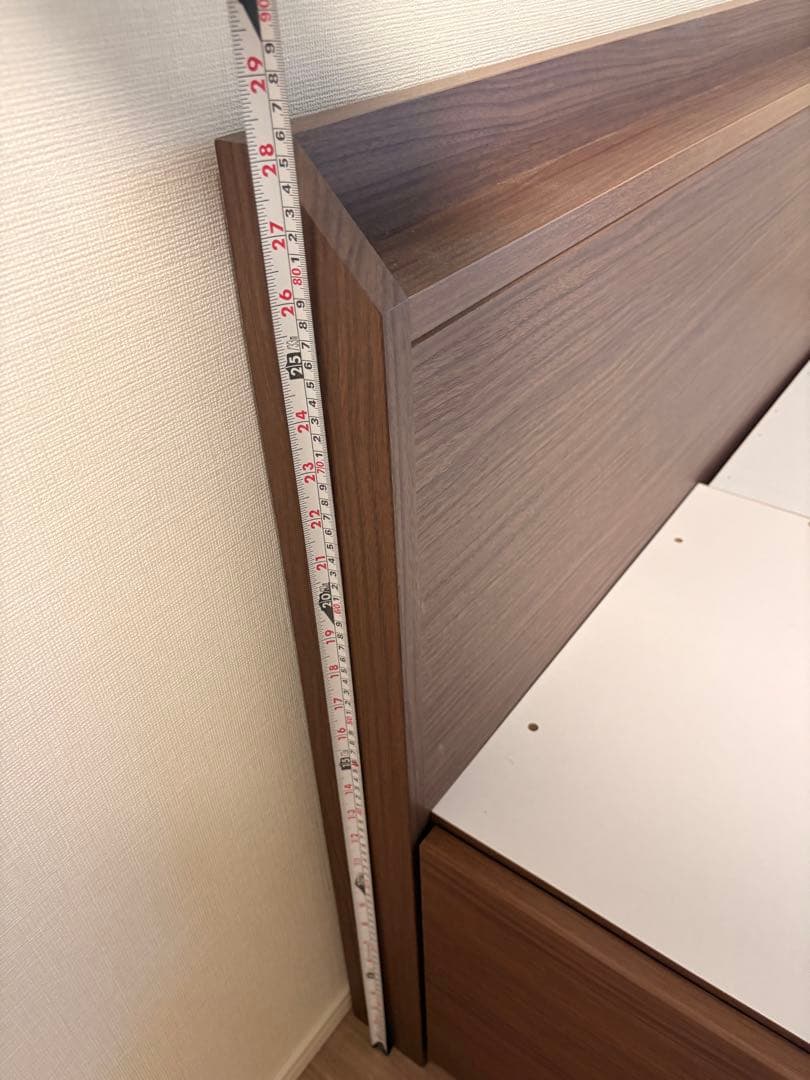 引き出し付きセミダブルベッドニトリ