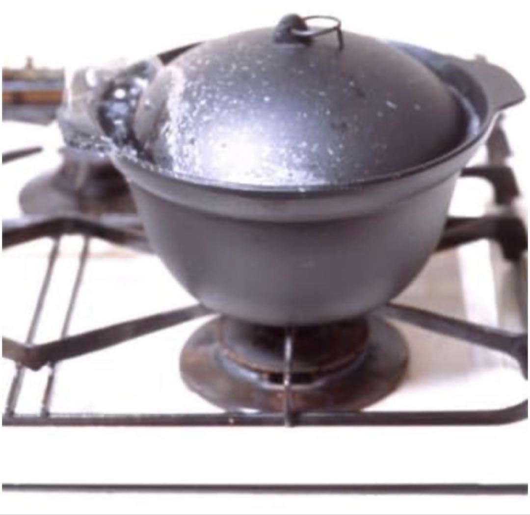 新品　盛栄堂（及源鋳造）　炊飯用鉄釜　3合炊き　南部鉄器　F-402