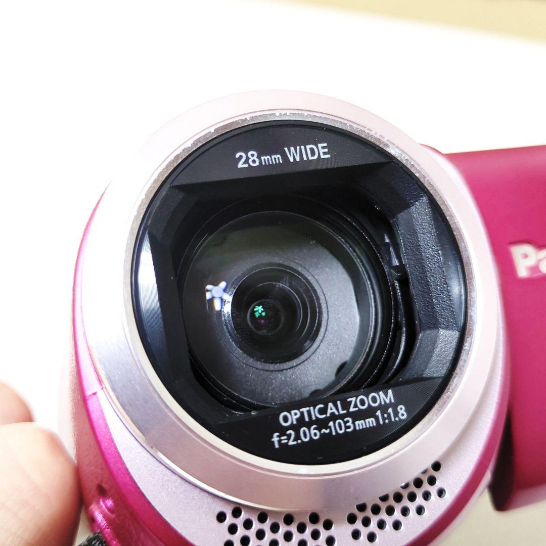 Panasonic デジタルハイビジョンビデオカメラHC-W580M ピンク