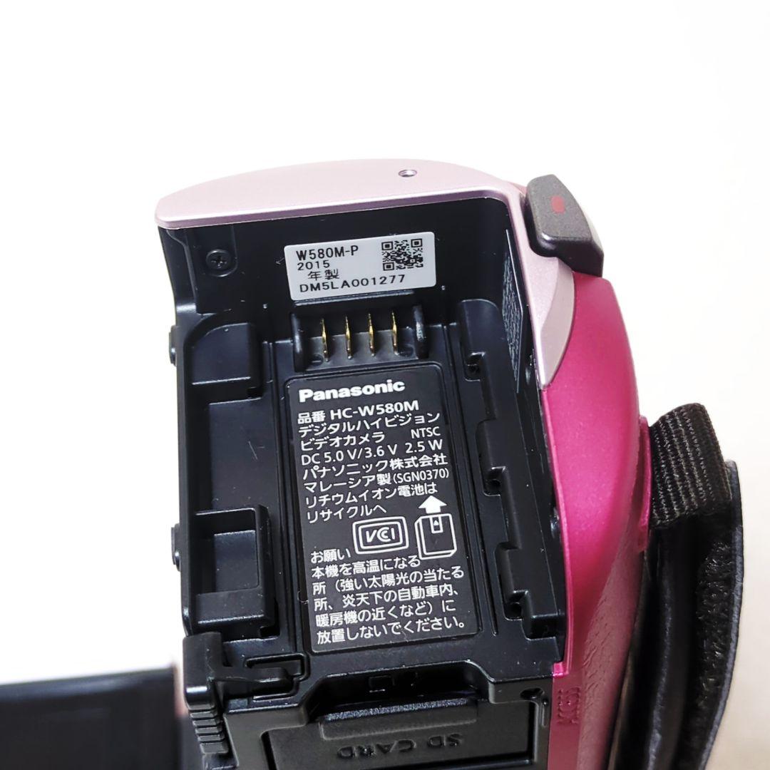 Panasonic デジタルハイビジョンビデオカメラHC-W580M ピンク