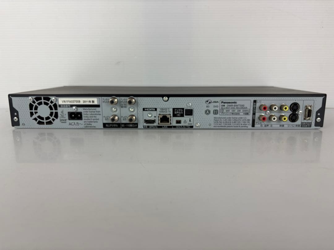 Panasonic パナソニック ブルーレイレコーダー DMR-BWT500
