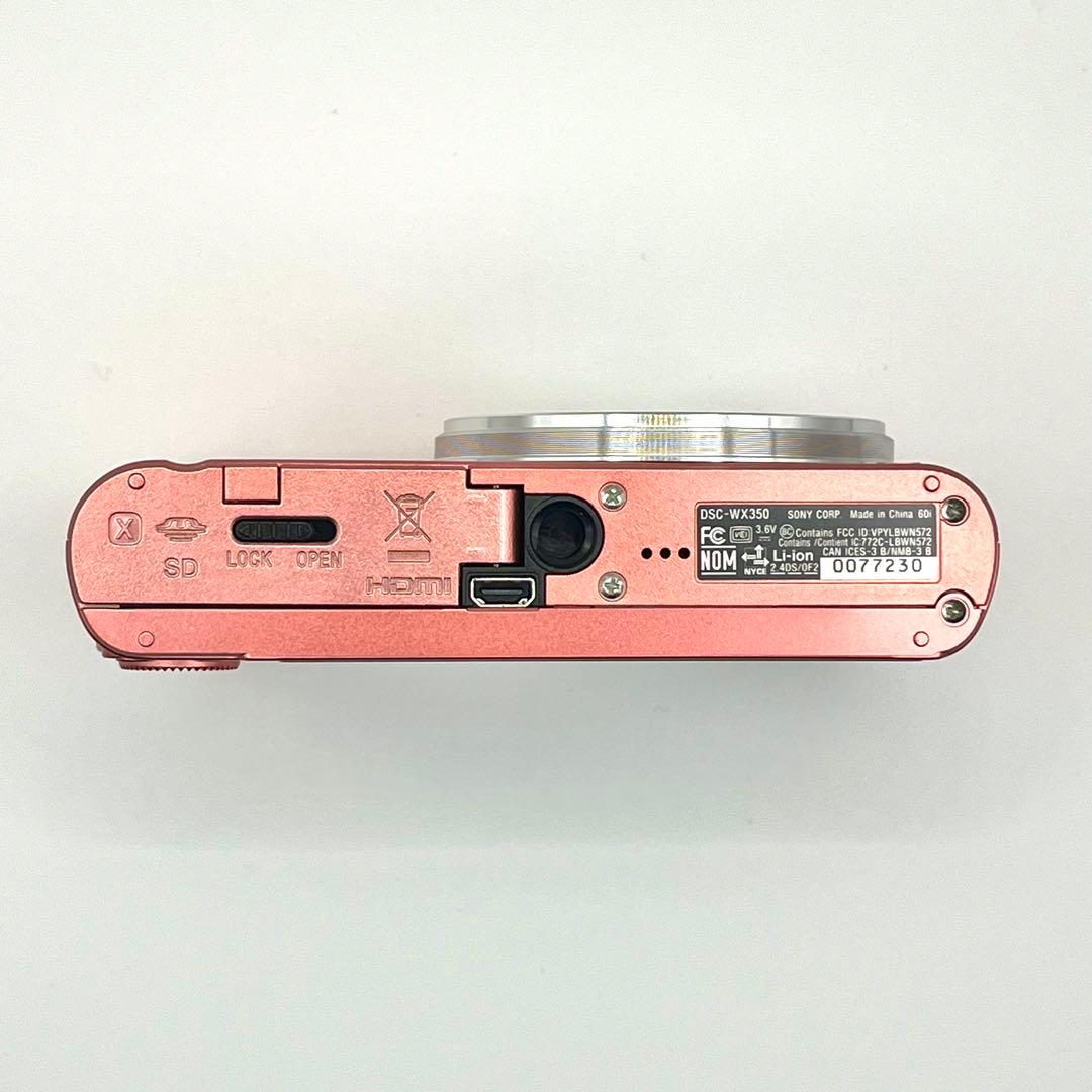SONY ソニー Cyber-shot DSC-WX350 ピンク コンデジ