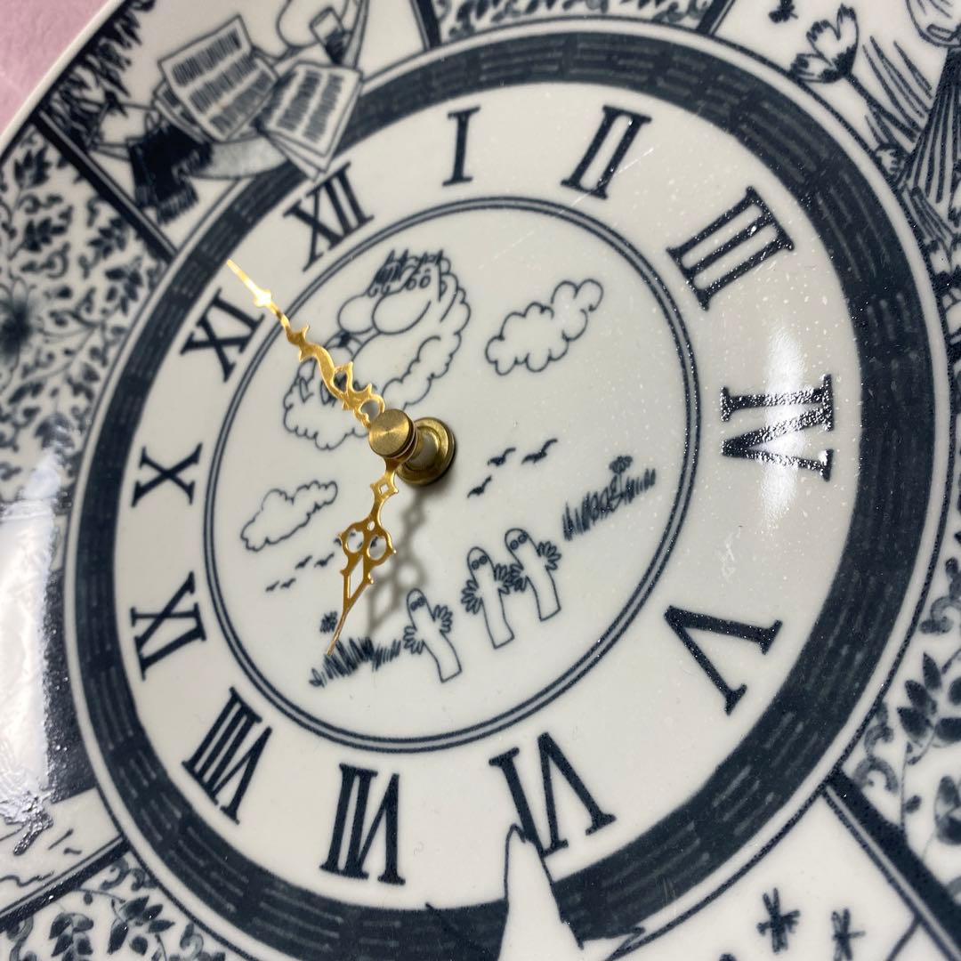 ムーミン 時計 amabro SOMETSUKE CLOCK　ムーミン　皿 時計