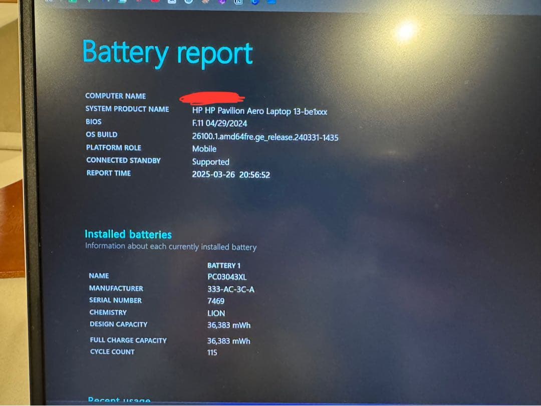 Windowsノート本体 HP Pavilion Aero 13-be1021AU