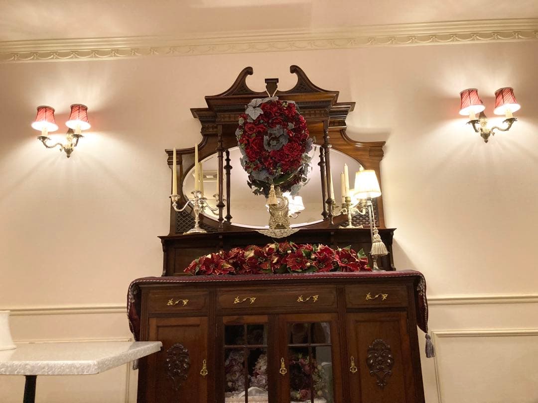 flowerポインセチアガーランド