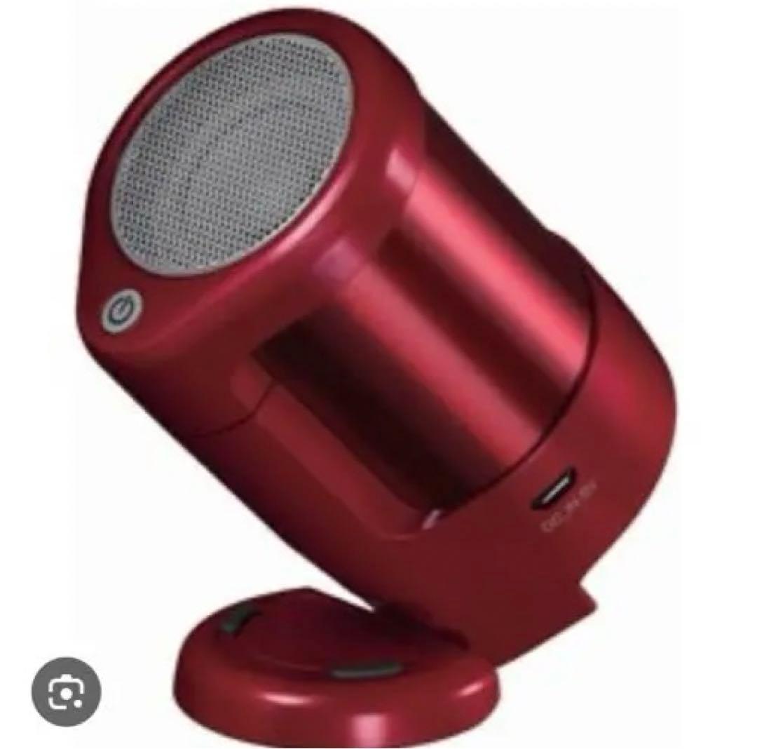 ヴェクロス　真空ワイヤレスポータブルスピーカー　ステレオタイプ　レッド