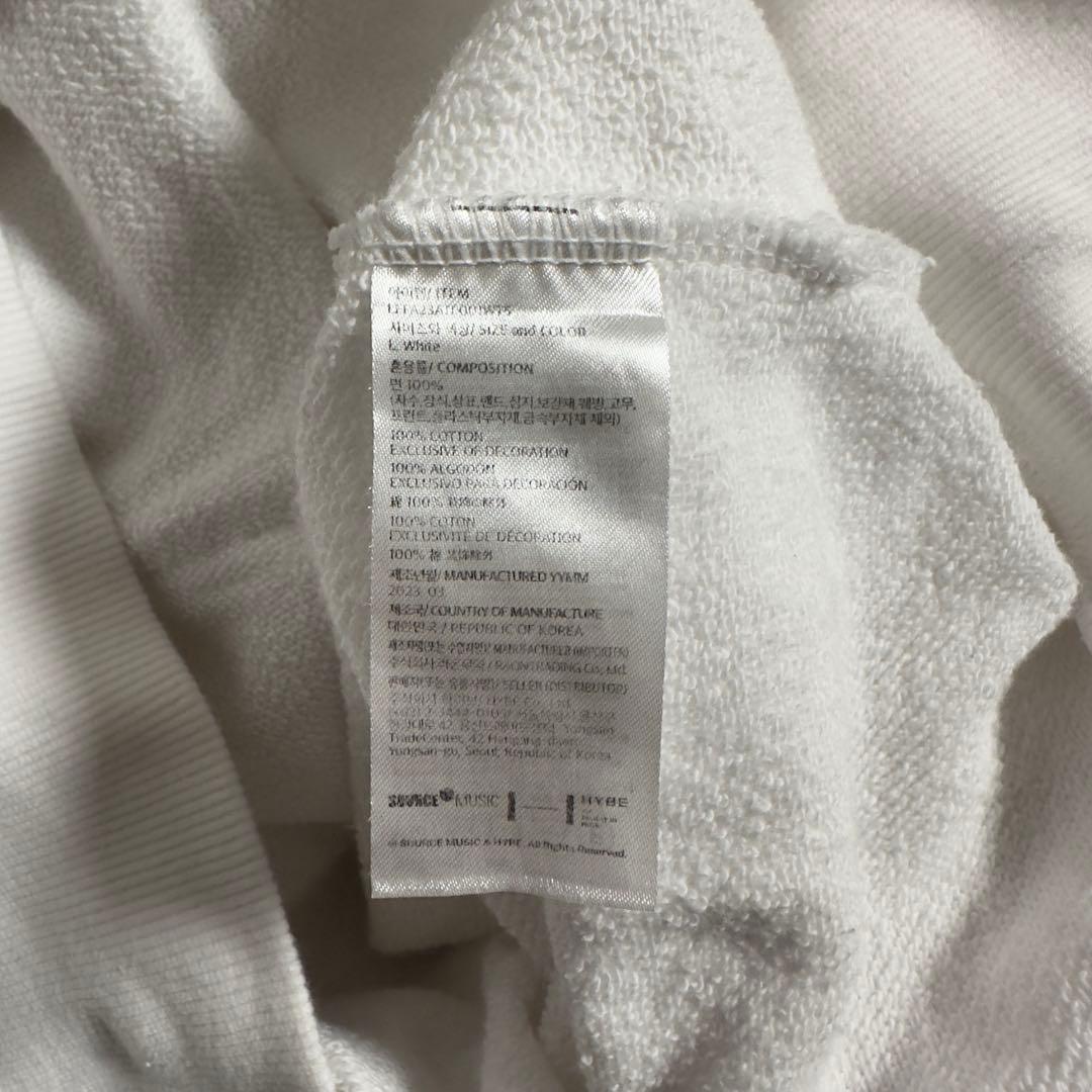 LESSERAFIM FEARNADA フーディー パーカー ホワイト Lサイズ