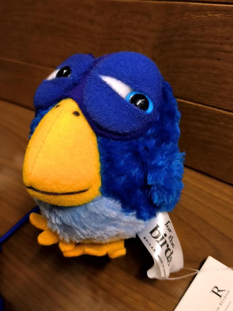 紙タグ付 三鷹の森ジブリ美術館 For the birds マスコットぬいぐるみ