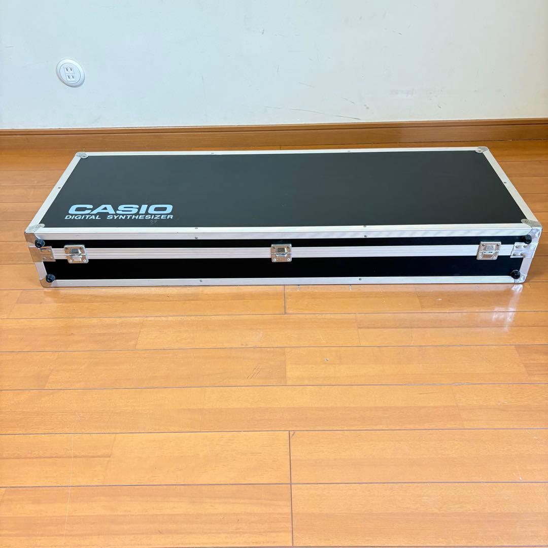 【鍵付属・送料込み】CASIO カシオ 純正 シンセサイザー ハードケース