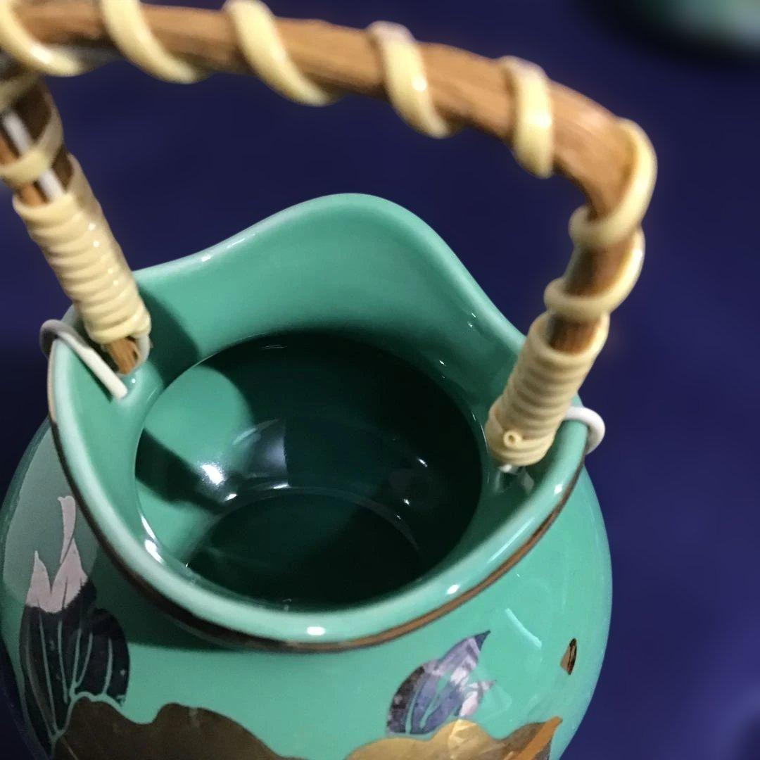 九谷焼　爪楊枝入れ　つまようじ　華やか　3個セット　訳あり