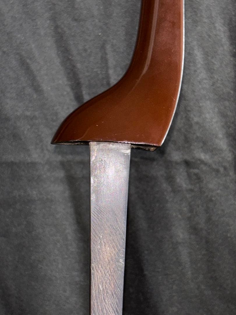 売り切れごめん※八重山黒木稍タマイ真壁型三線　本皮張　ウルミ塗　昭和期三線