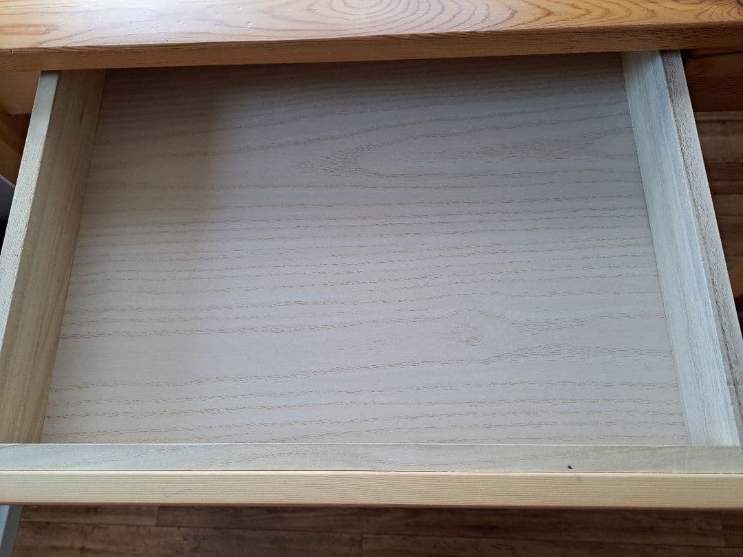 無印良品　学習机　パイン材　廃盤品