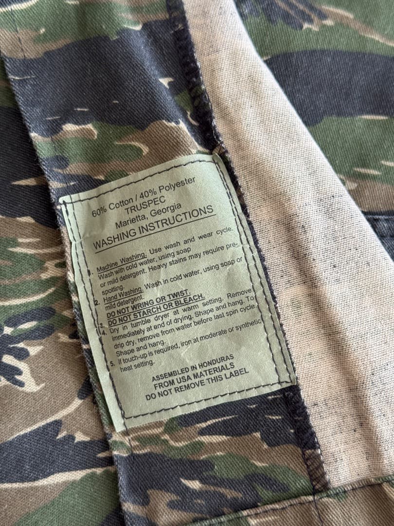 TRU-SPEC Tiger Stripe ジャケット 特殊部隊カスタム M-R