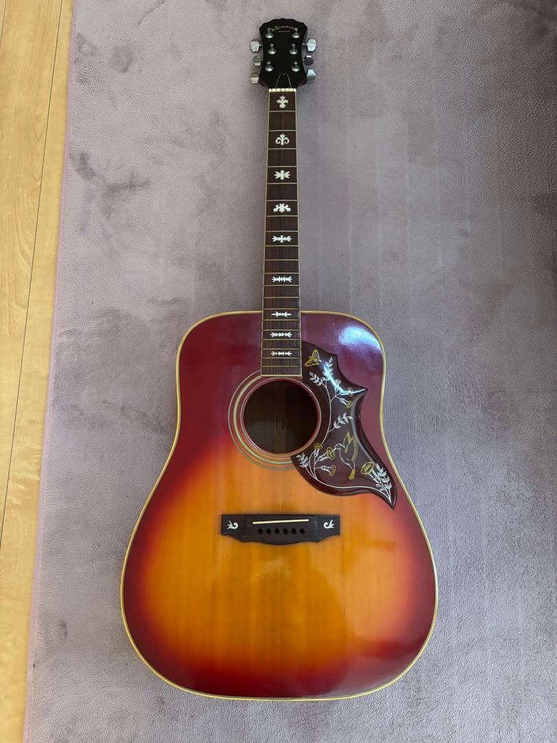 【難あり】安間楽器　ギター　ハミングバードタイプ　特別モデル？
