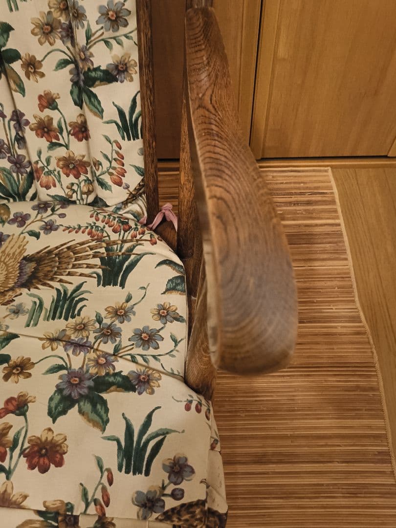 飛騨産業 キツツキマーク ロッキングチェア ウィンザーチェア 木製 揺り椅子