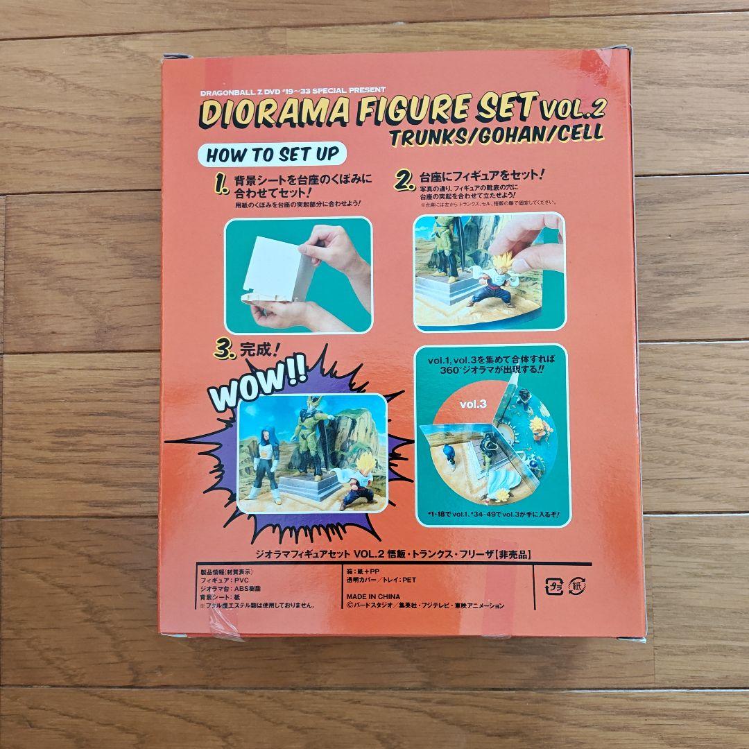 未開封 ドラゴンボールZ DVD特典 ジオラマフィギュア vol.2 輸送箱付き
