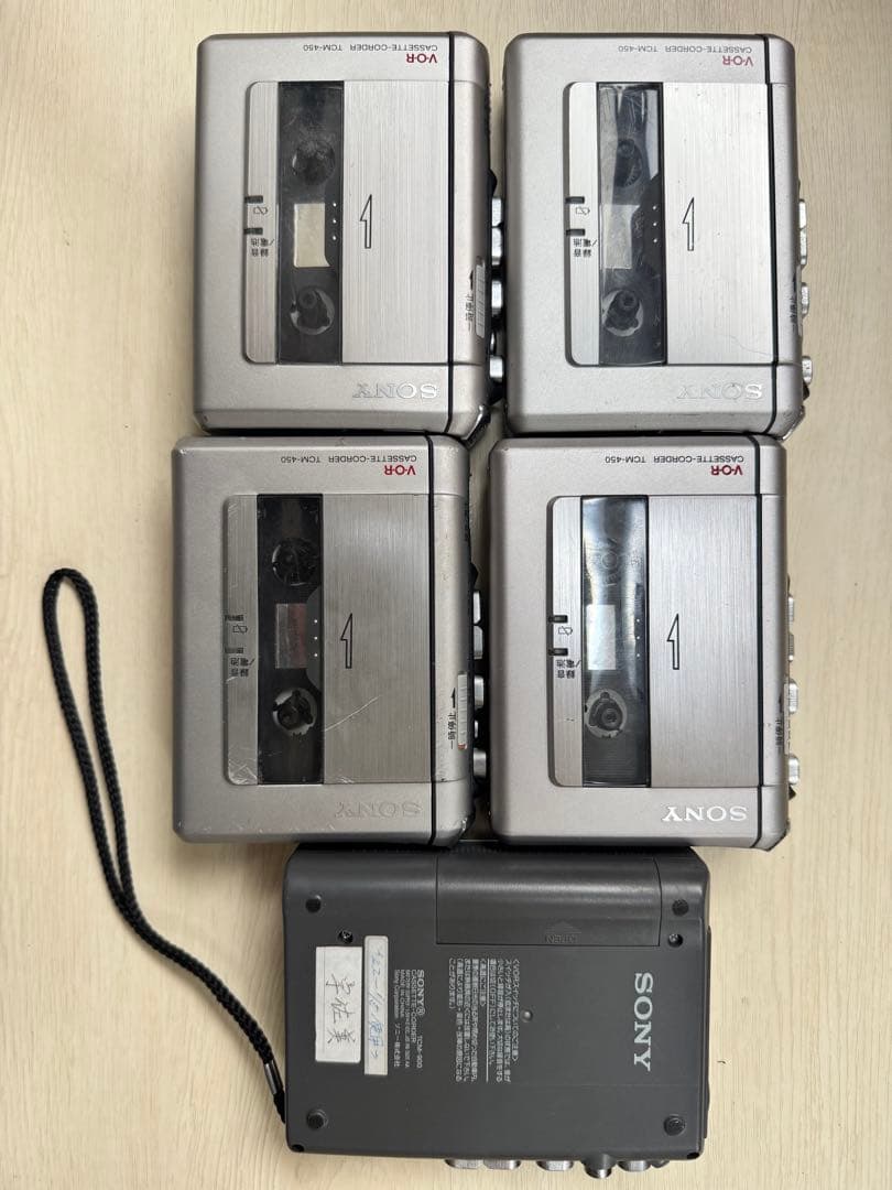 SONY カセットレプレーヤー TCM-450、tcm-900