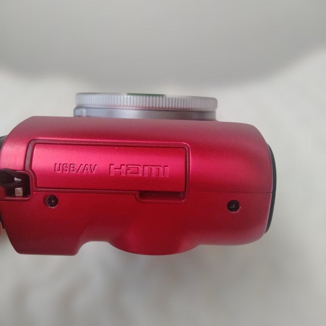 デジカメ　動作確認済み　CASIO　EXILIM EX-ZR1000 レッド