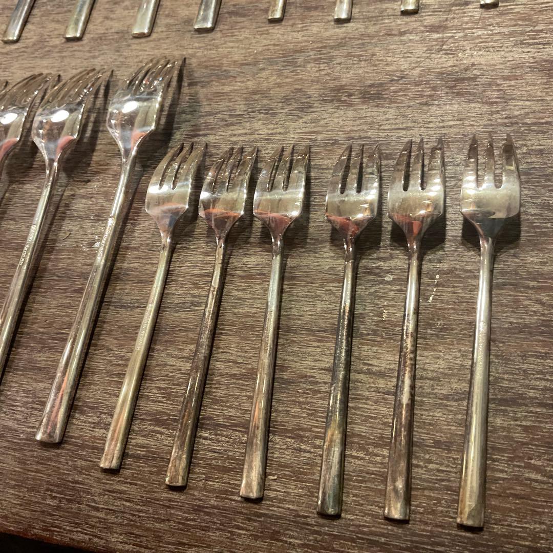未使用 保管品 ラッキーウッド カトラリー LUCKY SILVER 刻印