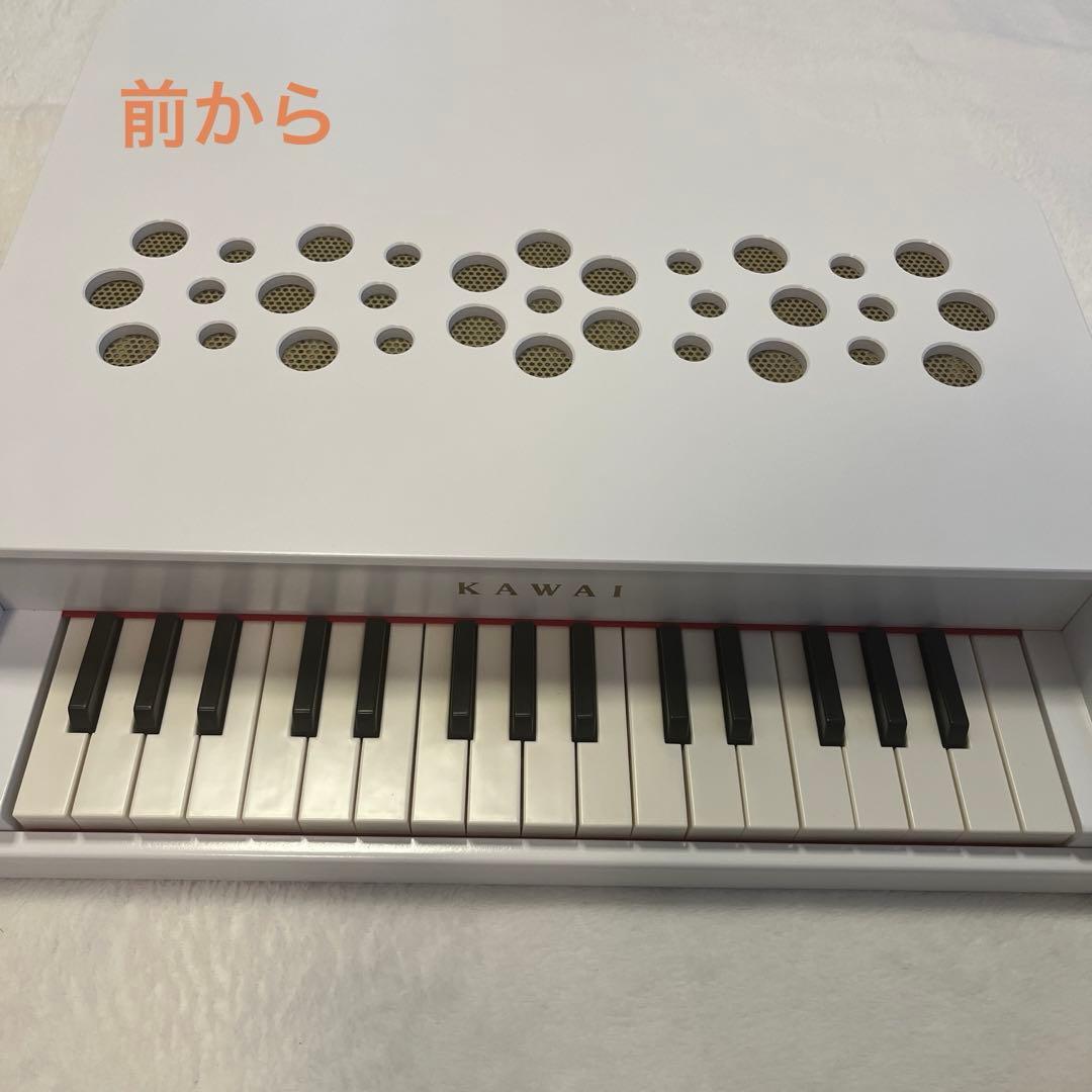 ★超美品★ほぼ未使用★ カワイ　ミニピアノ　ホワイト　P-32