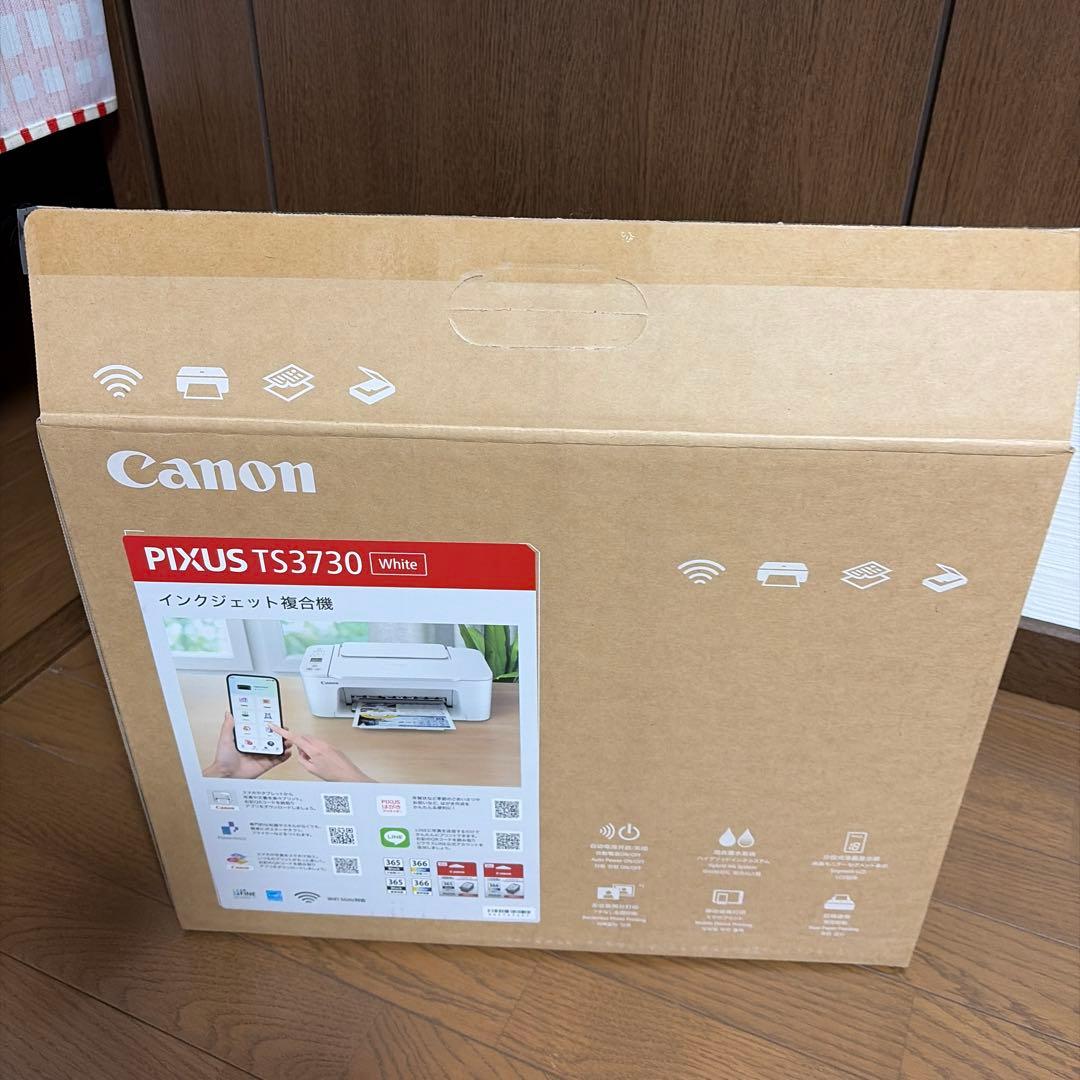 【極美品】Canon PIXUS インクジェットプリンター　TS3730