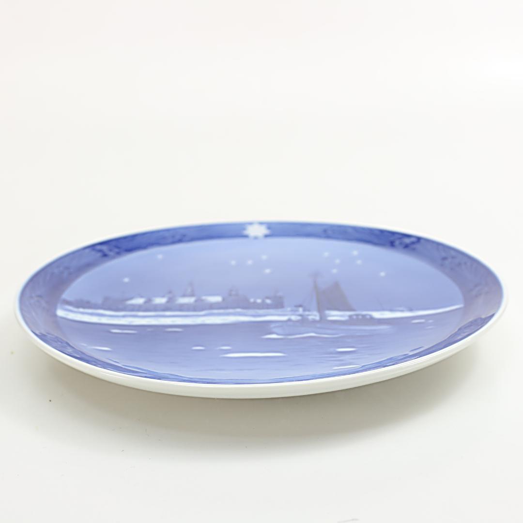 1935年 「クロンボー城沖の漁船」 イヤープレート ロイヤルコペンハーゲン