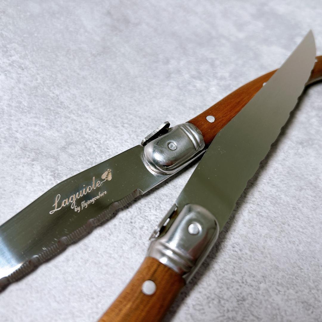LAGUIOLE ラギオール カトラリー（ナイフ/フォーク/スプーン）6本セット