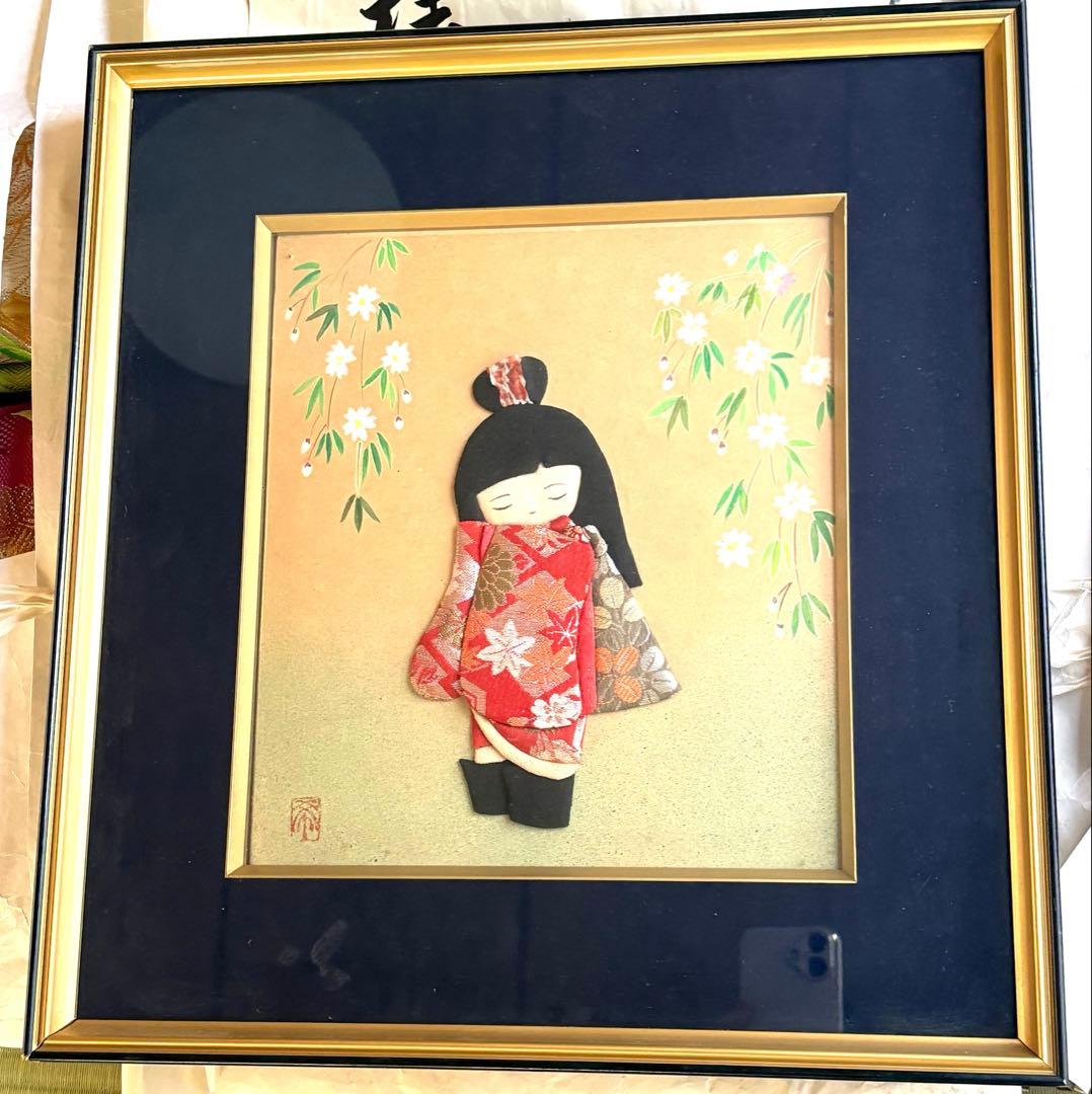 女の子　絵画