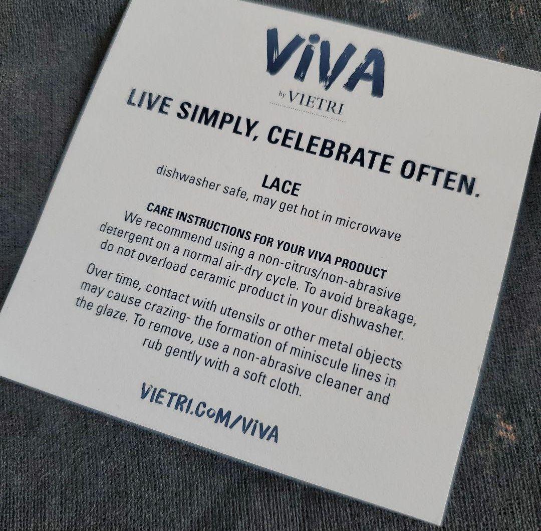 Anthropologie \"Viva by Vietri Laceプレート4点