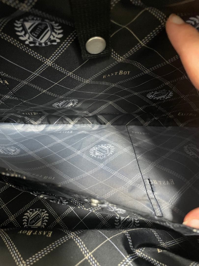 イーストボーイ スクールバッグ 合皮 黒 EASTBOY