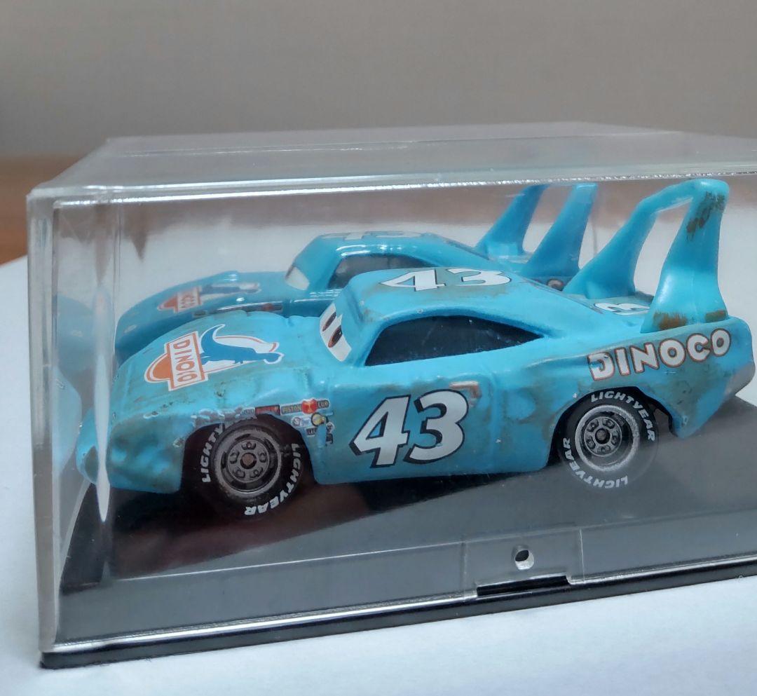 【美品】マテル ディズニー Carsカーズ KING＆DAMAGED KING