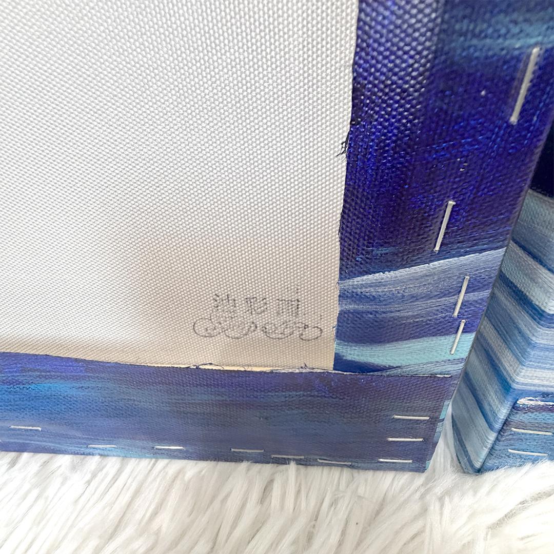 油彩画SHOP ART 油彩画 冬の森 5枚組 北欧 モダン インテリア