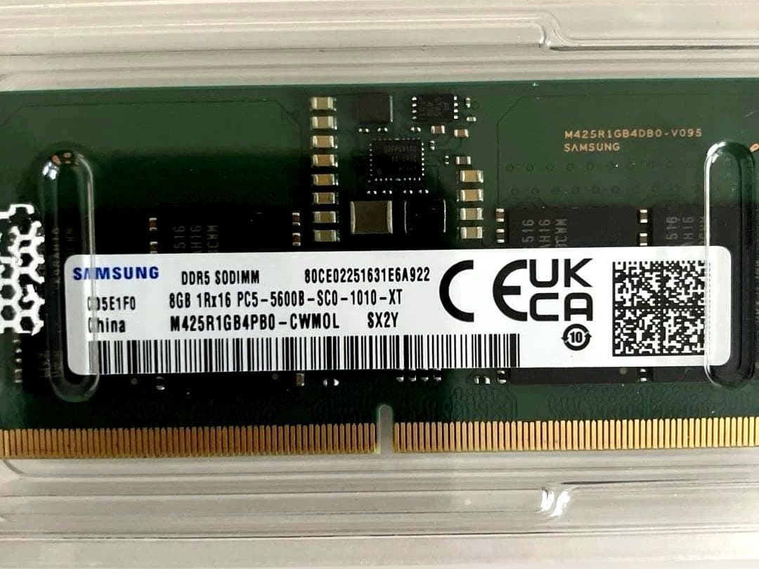SAMSUNG DDR5 16GB(8GB×2) 5600MHz