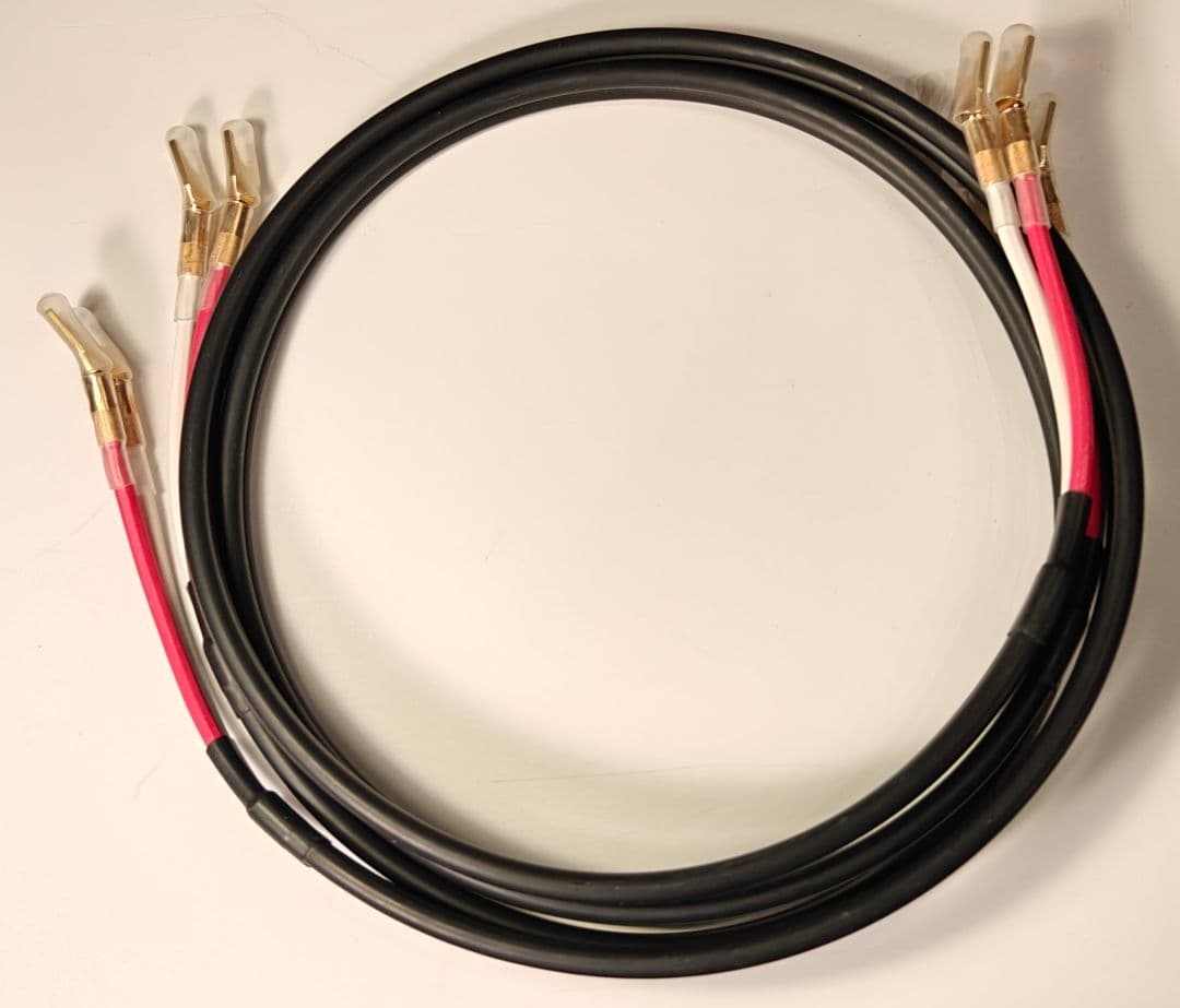 オヤイデ電気 ACROSS 3000 SGY スピーカーケーブル 2.0mペア