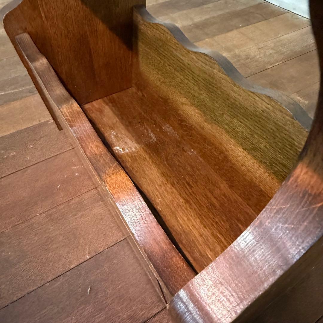 H15K44 オランダ製マガジンラック付きサイドテーブル