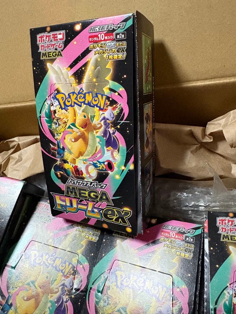 ポケモンカードゲーム MEGAドリームex 5BOXシュリンクなし スニダン産