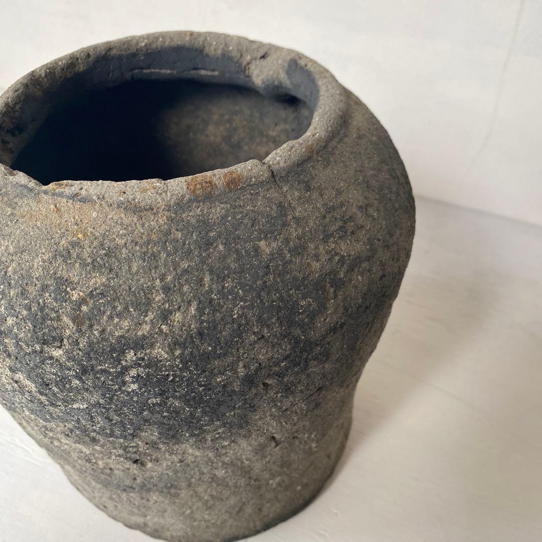 古陶 壺 須恵器 野花 花器 花瓶 土器 民藝 wabisabi 古珠洲 六古窯
