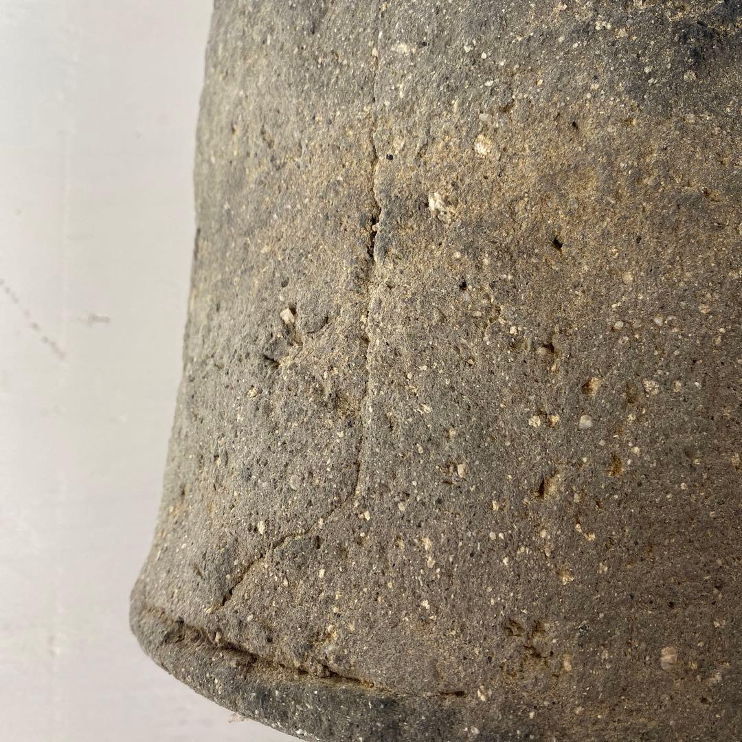 古陶 壺 須恵器 野花 花器 花瓶 土器 民藝 wabisabi 古珠洲 六古窯