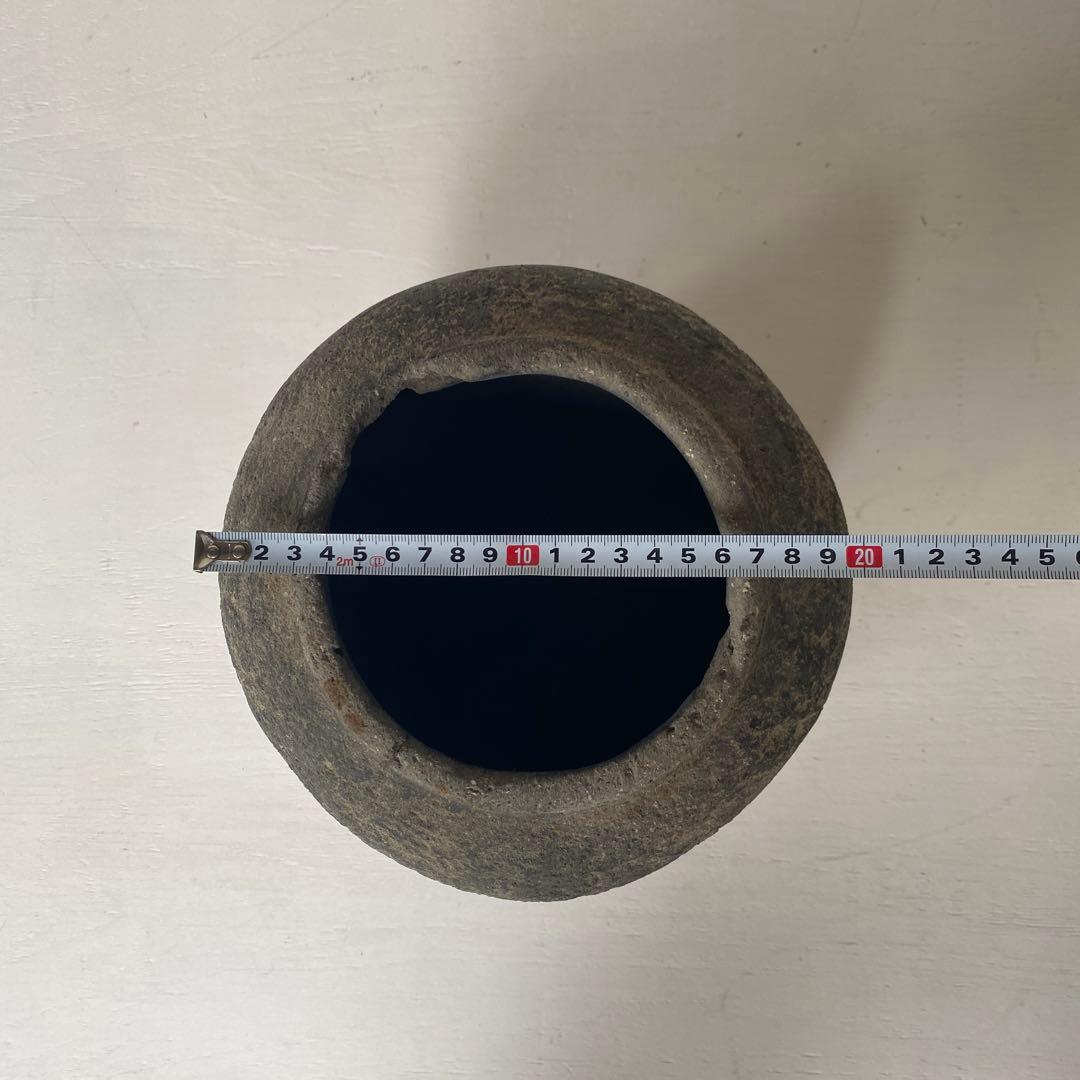 古陶 壺 須恵器 野花 花器 花瓶 土器 民藝 wabisabi 古珠洲 六古窯