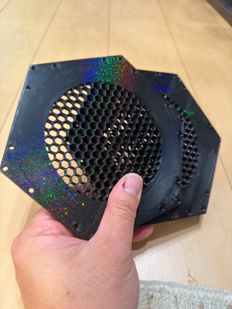 【クリスマス限定】3Dプリント板 ミッドナイト7枚【キラキラ】(1)