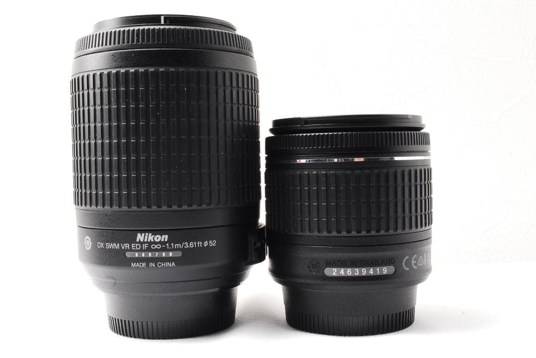 新品級ショット数❤️Nikon D5600 ダブルレンズ Wi-Fi 初心者