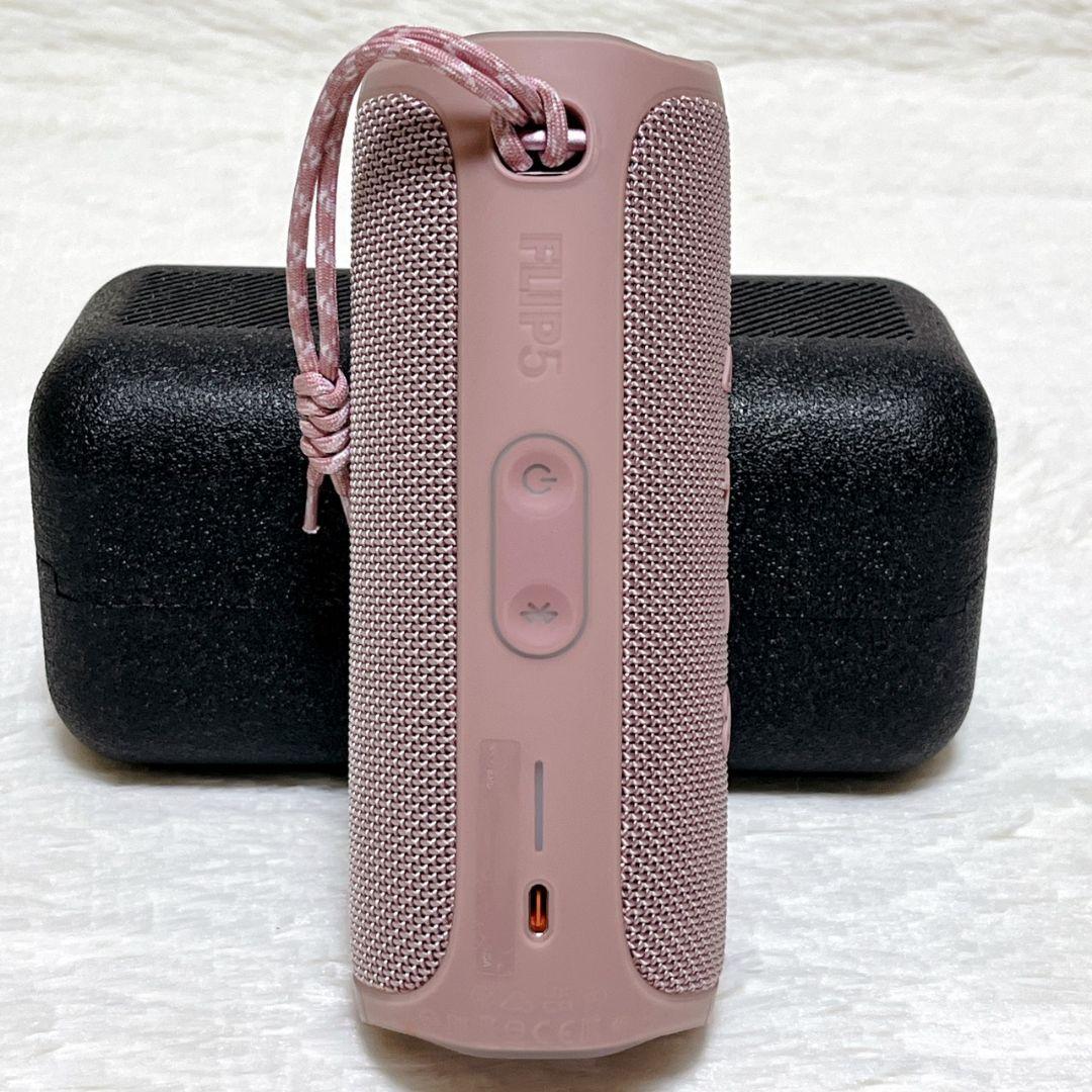 【美品】JBL FLIP5 Bluetoothスピーカー ピンク 防水 箱あり
