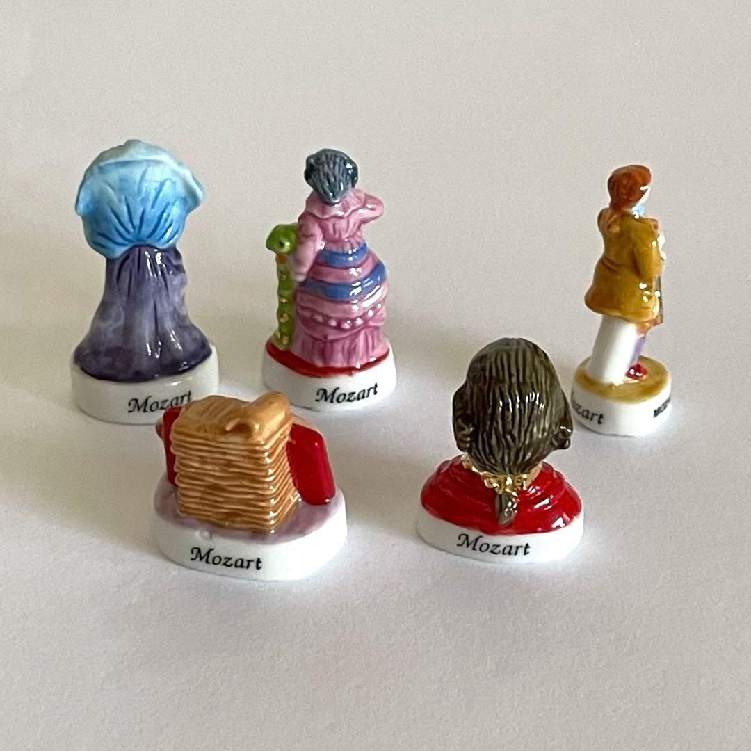 モーツァルト　フェーブ　フェーヴ　フランス　陶器　ミニチュア　置物