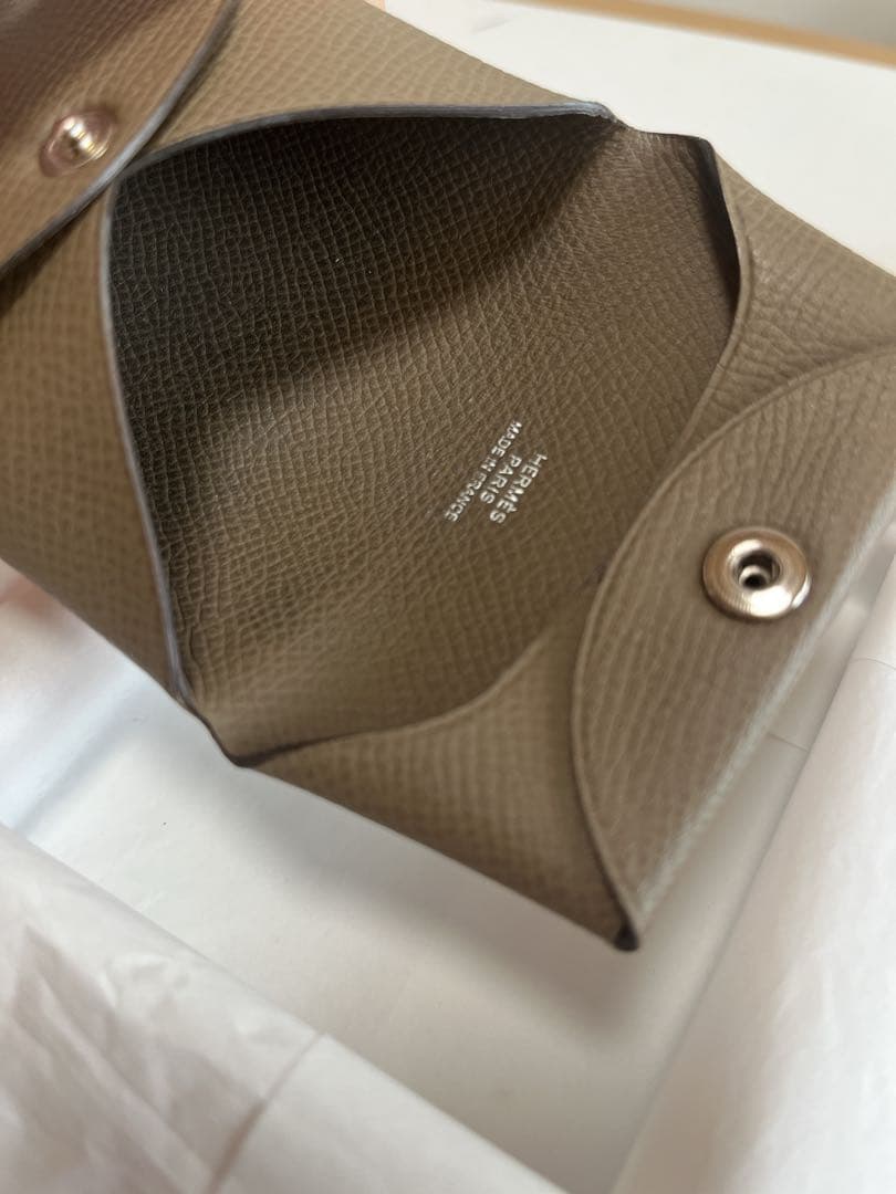 最終お値下げ　美品　HERMES エルメス　バスティア　ケース　エトゥープ